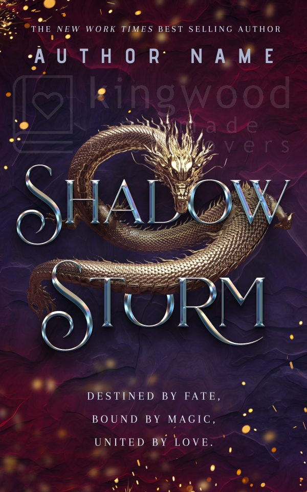 Shadow Storm - dar fantasy romance parnormal premade book cover full